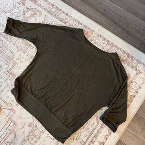 Apt. 9 Olive Green 3/4 Sleeve Shirt